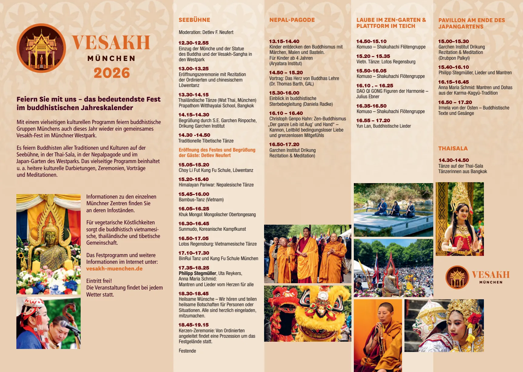 Programm-Ablauf: Vesakh-Fest München 2026